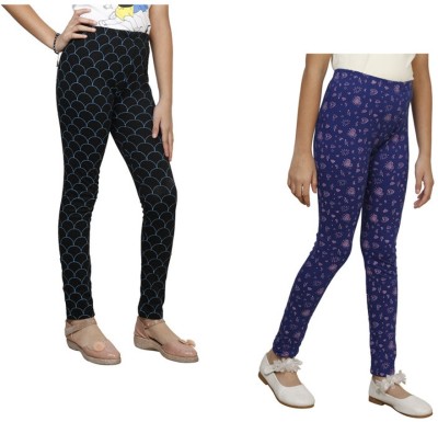 Indistar Indi Legging For Girls(Multicolor Pack of 2)