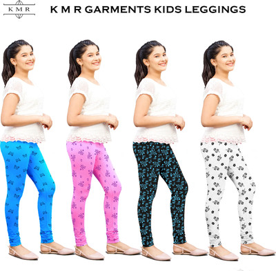 lifeneeds Legging For Baby Girls(Multicolor Pack of 4)