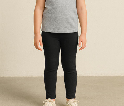 OSD Legging For Girls(Black Pack of 1)