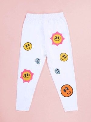 KiddoPanti Legging For Girls(Multicolor Pack of 1)