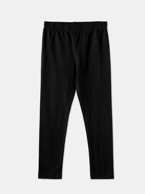 ZION Legging For Girls(Black Pack of 1)