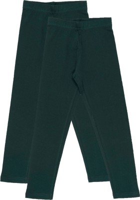 Dyca Legging For Baby Girls(Dark Green Pack of 2)