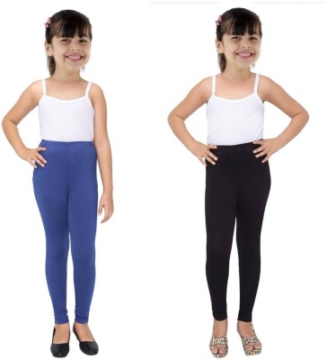 Tik Tok WEARS Indi Legging For Girls(Black Pack of 2)