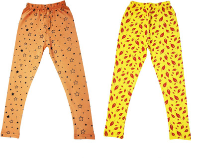 Diaz Fashion Legging For Baby Girls(Multicolor Pack of 2)
