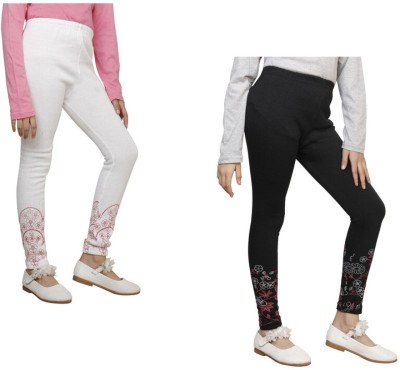 IndiWeaves Indi Legging For Girls(Multicolor Pack of 2)