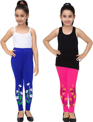 lifeneeds Legging For Girls(Multicolor Pack of 2)