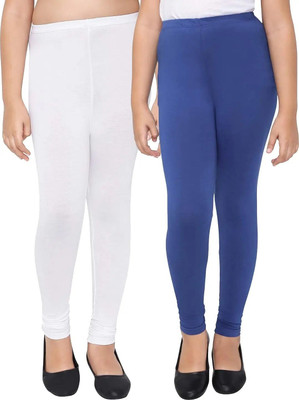 AJ Hossiery Legging For Girls(Multicolor Pack of 2)