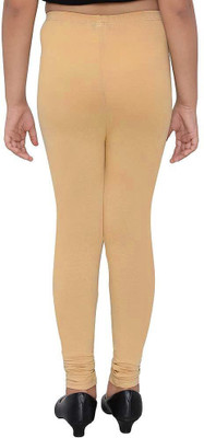 Tik Tok WEARS Indi Legging For Girls(Beige Pack of 2)