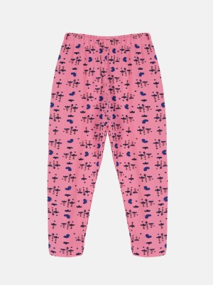 KiddoPanti Legging For Girls(Pink Pack of 1)