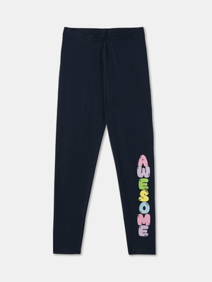 R&B Legging For Girls(Black Pack of 1)