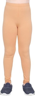 French Kleider Indi Legging For Girls(Beige Pack of 1)