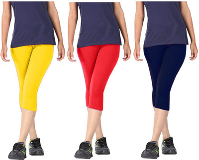 K M R Indi Legging For Girls(Multicolor Pack of 3)