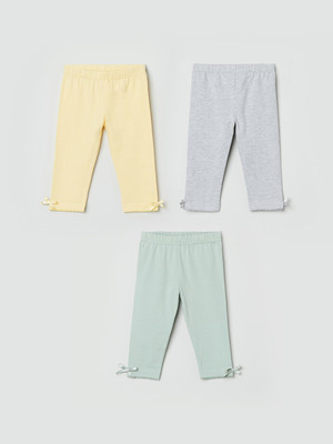 MAX Legging For Baby Girls(Multicolor Pack of 3)