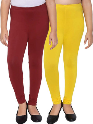 AJ Hosiery Indi Legging For Girls(Multicolor Pack of 2)