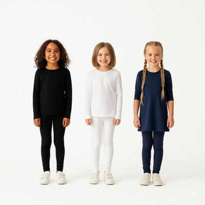 HANA Indi Legging For Girls(Multicolor Pack of 3)