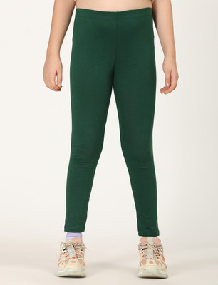 ZION Indi Legging For Girls(Green Pack of 1)