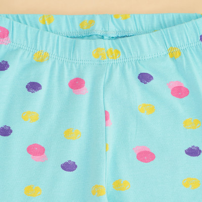 Pantaloons Junior Legging For Girls(Green Pack of 1)