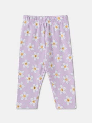 R&B Legging For Baby Girls(Purple Pack of 1)