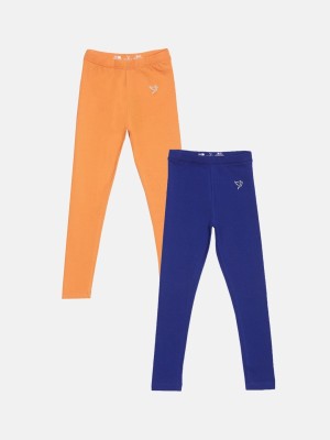 TWIN BIRDS Indi Legging For Girls(Blue Pack of 2)