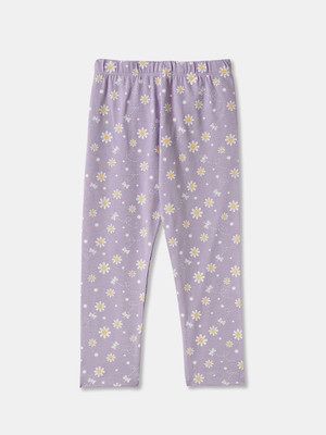 R&B Legging For Girls(Purple Pack of 1)