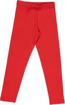 Dyca Legging For Girls(Red Pack of 1)