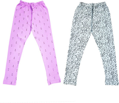 Diaz Fashion Legging For Baby Girls(Multicolor Pack of 2)