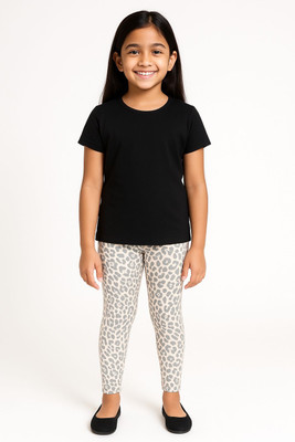 Chilins Legging For Girls(Grey Pack of 1)