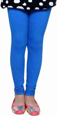 AJ Hossiery Legging For Girls(Blue Pack of 1)