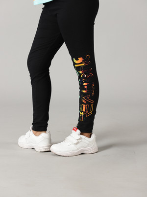 KiddoPanti Legging For Girls(Black Pack of 1)