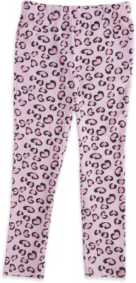 Pantaloons Junior Legging For Girls(Pink Pack of 1)