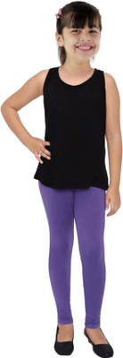 Tik Tok WEARS Indi Legging For Girls(Purple Pack of 1)