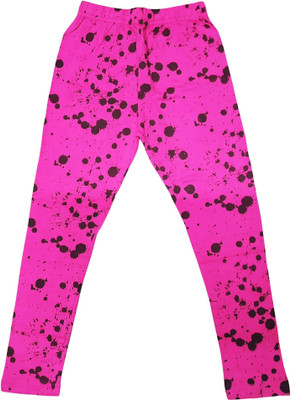 Diaz Fashion Legging For Baby Girls(Pink Pack of 1)
