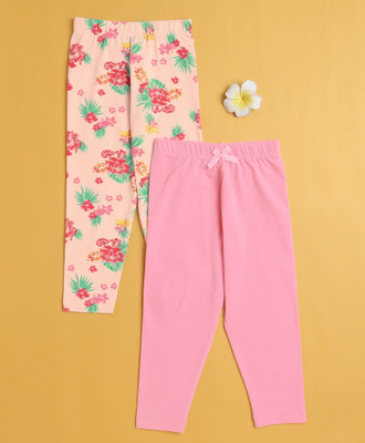 BUMZEE Legging For Girls(Pink Pack of 2)
