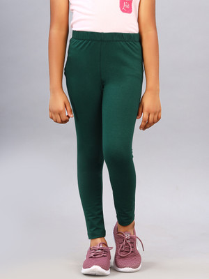 ZION Indi Legging For Girls(Green Pack of 1)