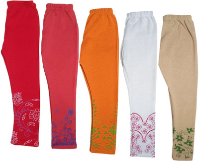 MTI FASHIONS Indi Legging For Baby Girls(Multicolor Pack of 5)