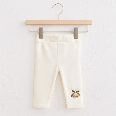BABY SPARSH Indi Legging For Baby Girls(White Pack of 1)