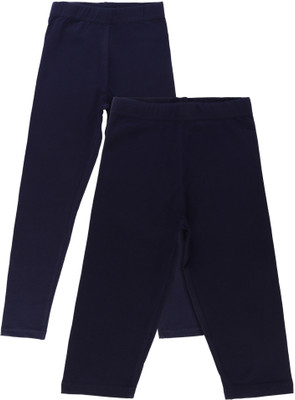 BodyCare Indi Legging For Girls(Blue Pack of 2)