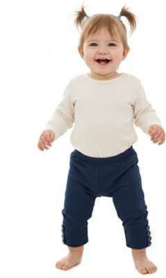 Silakaari Legging For Baby Girls(Blue Pack of 1)