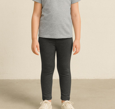 OSD Legging For Girls(Grey Pack of 1)