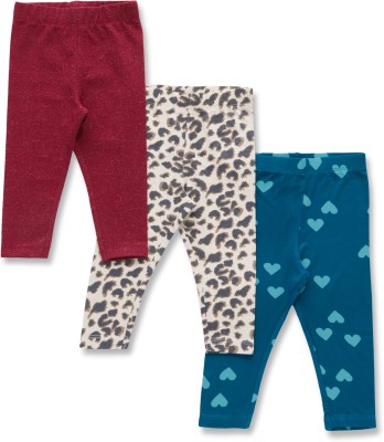 JusCubs Legging For Baby Girls(Multicolor Pack of 3)