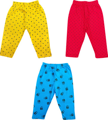 Ayvina Legging For Baby Girls(Multicolor Pack of 3)
