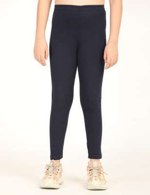 ZION Legging For Girls(Dark Blue Pack of 1)
