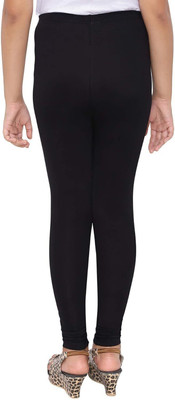 Tik Tok WEARS Indi Legging For Girls(Black Pack of 3)