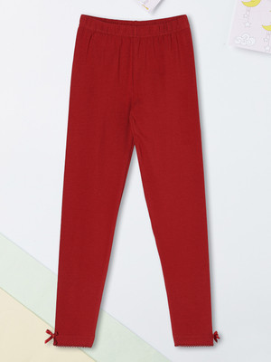 MAX Legging For Girls(Red Pack of 1)