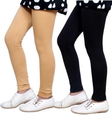 Tik Tok WEARS Legging For Girls(Black Pack of 2)