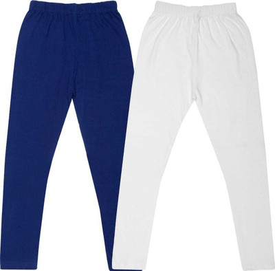 AJ Hossiery Legging For Girls(Multicolor Pack of 2)
