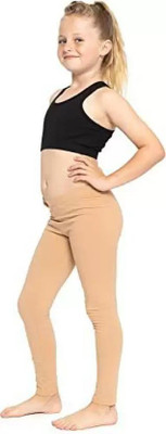 Zylum Fashion Legging For Girls(Beige Pack of 1)