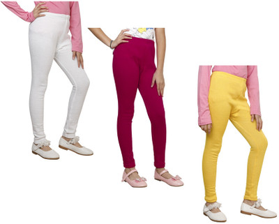 IndiWeaves Indi Legging For Girls(Multicolor Pack of 3)