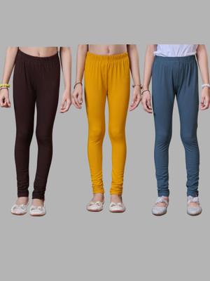 URBAN TRENDING Indi Legging For Girls(Multicolor Pack of 3)