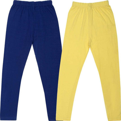 AJ Hossiery Legging For Girls(Multicolor Pack of 2)